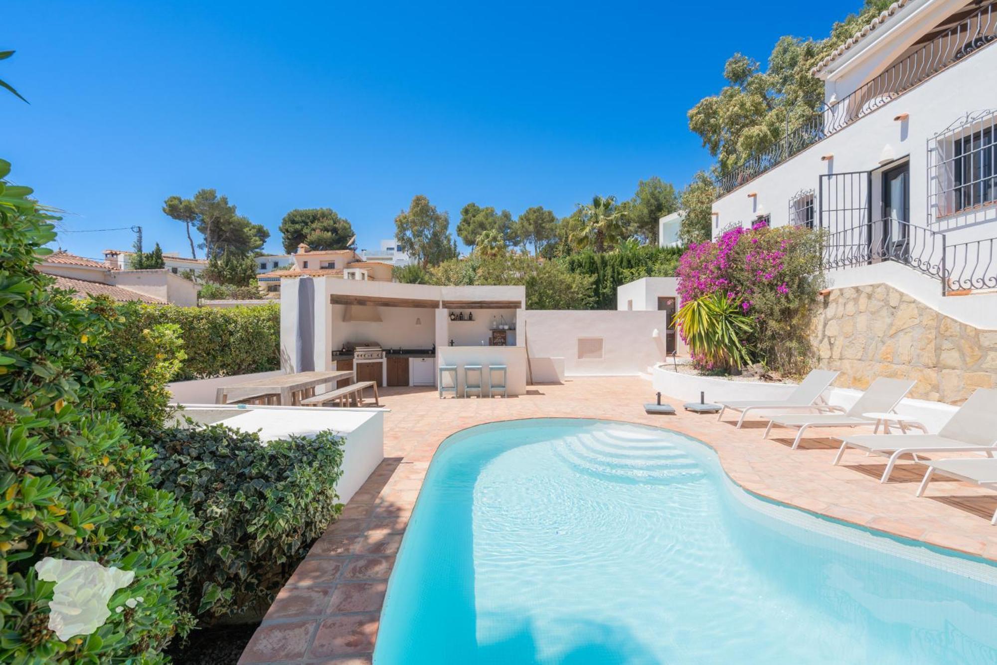 Villa Costablancadreams Casa La Cereza In Moraira Exterior foto